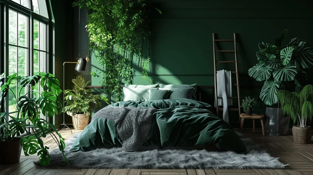 7 Refreshing Bedroom Green Accent Wall Ideas for Serene Retreats